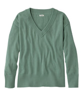L.L.Bean Outlet | Women's Cotton/Cashmere Sweater, V-Neck