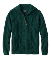 L.L.Bean Sale | Men's Signature Cotton Fisherman Sweater, Full-Zip