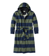 L.L.Bean New | Men's Mariner Sweatshirt Robe, Stripe