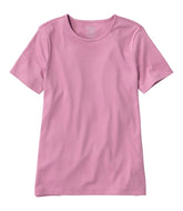 L.L.Bean Online | Women's Pima Cotton Tee, Short-Sleeve Crewneck