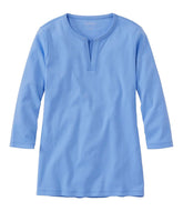 L.L.Bean New | Women's Tee, Three-Quarter-Sleeve Splitneck Tunic
