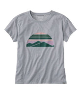 L.L.Bean | Women's Vista Camp Tee, Short-Sleeve Graphic Crew