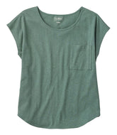 L.L.Bean On Sale | Women's Linen/Cotton Tee, Short-Sleeve Scoopneck