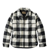 L.L.Bean Online | Women's Maine Guide Zip Front Jac-Shirt with Primaloft, Plaid