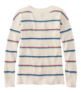 L.L.Bean US | Women's Sunwashed Waffle Sweater, Pullover Stripe
