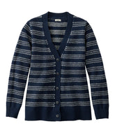 L.L.Bean | Women's Bean's Classic Ragg Wool Sweater, Button-Front Cardigan Novelty