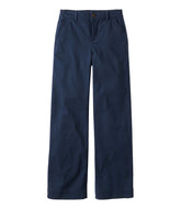 L.L.Bean | Women's Comfort Stretch Pants, Mid-Rise Wide-Leg Chino