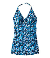 L.L.Bean US | Women's Shaping Swimwear, Clasp Halter Dress Print