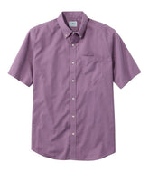 L.L.Bean Sale | Men's Wrinkle-Free Kennebunk Sport Shirt, Traditional Fit Short-Sleeve Check
