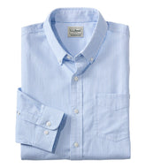 L.L.Bean New | Men's Comfort Stretch Oxford Shirt, Traditional Untucked Fit, Stripe
