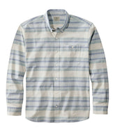 L.L.Bean For Sale | Men's Comfort Stretch Chambray Shirt, Traditional Untucked Fit, Long-Sleeve, Stripe