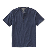 L.L.Bean For Sale | Men's Comfort Stretch Pima Tee Shirt, Short-Sleeve Henley