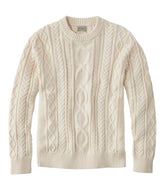 L.L.Bean | Men's Bean's Heritage Soft Cotton Fisherman Sweater, Crewneck