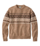 L.L.Bean Outlet | Men's Bean's Classic Ragg Wool Sweater, Crewneck, Fair Isle