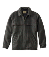 L.L.Bean US | Men's Maine Guide Zip-Front Jac-Shirt with PrimaLoft, Plaid