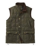 L.L.Bean New | Men's Upcountry Waxed Cotton Down Vest
