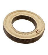 L.L.Bean Discount | Natural Leather & Wool Ring Dog Toy