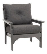 L.L.Bean Discount | All-Weather Patio Chair with Textured Cushion, Slate Gray