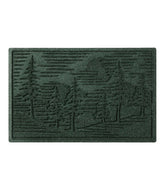 L.L.Bean | Everyspace Recycled Waterhog Doormat, Pine Trees