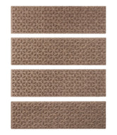 L.L.Bean Discount | Heavyweight Waterhog Mat, Stair Treads, Set of Four, Blooming Circles