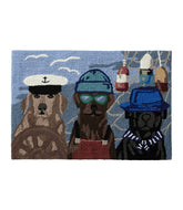 L.L.Bean Online | Indoor/Outdoor Vacationland Rug, Seaside Dogs