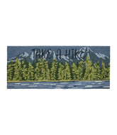 L.L.Bean Sale | Indoor/Outdoor Vacationland Runner, Lakeside Mountain Scene