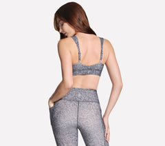 GO WALK Evolution Printed Zip Front Bra | Skechers sale