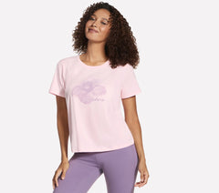Hibiscus Short Sleeve Tee | Skechers discount
