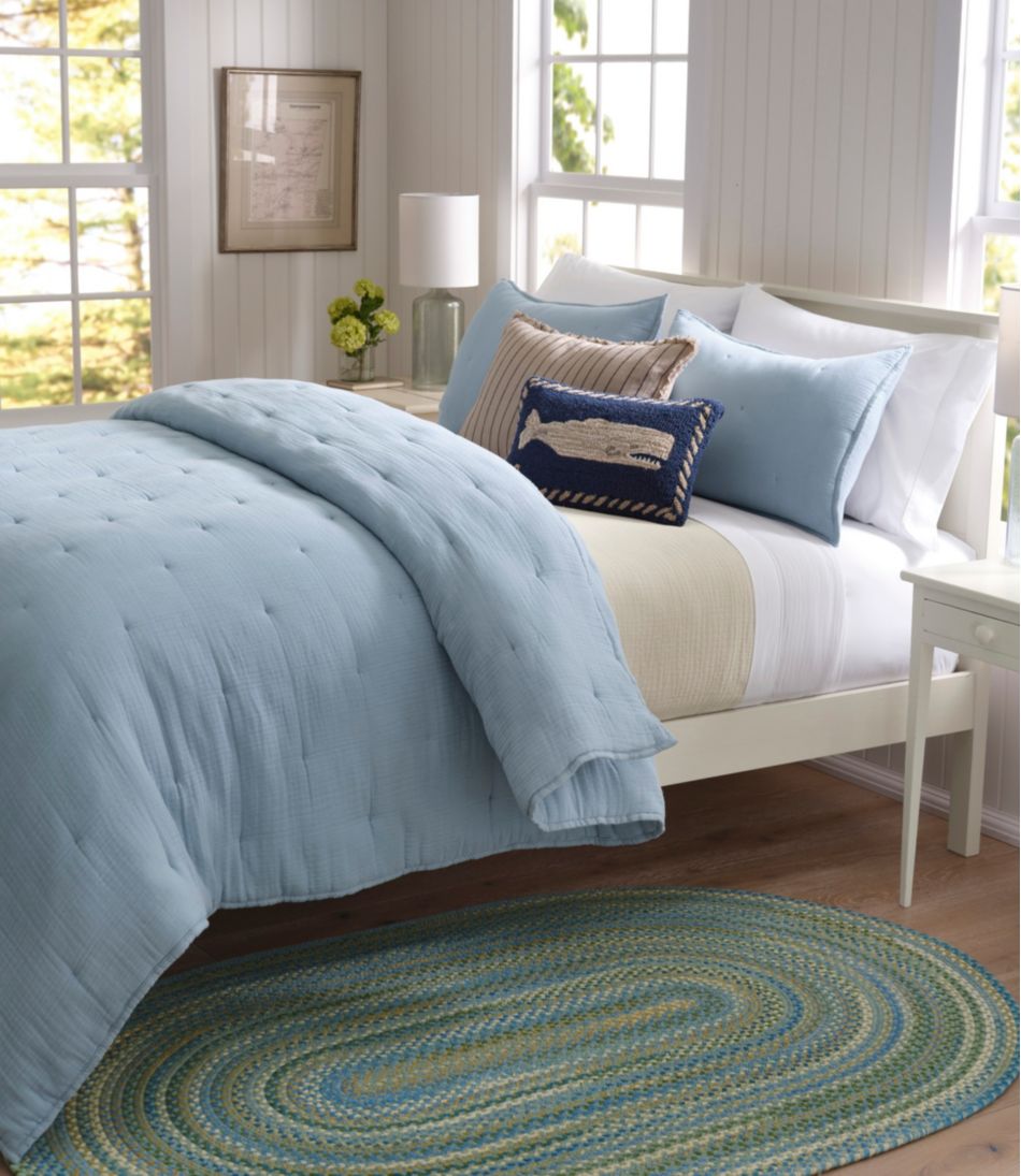 L.L.Bean New | Braided Wool Rug, Oval