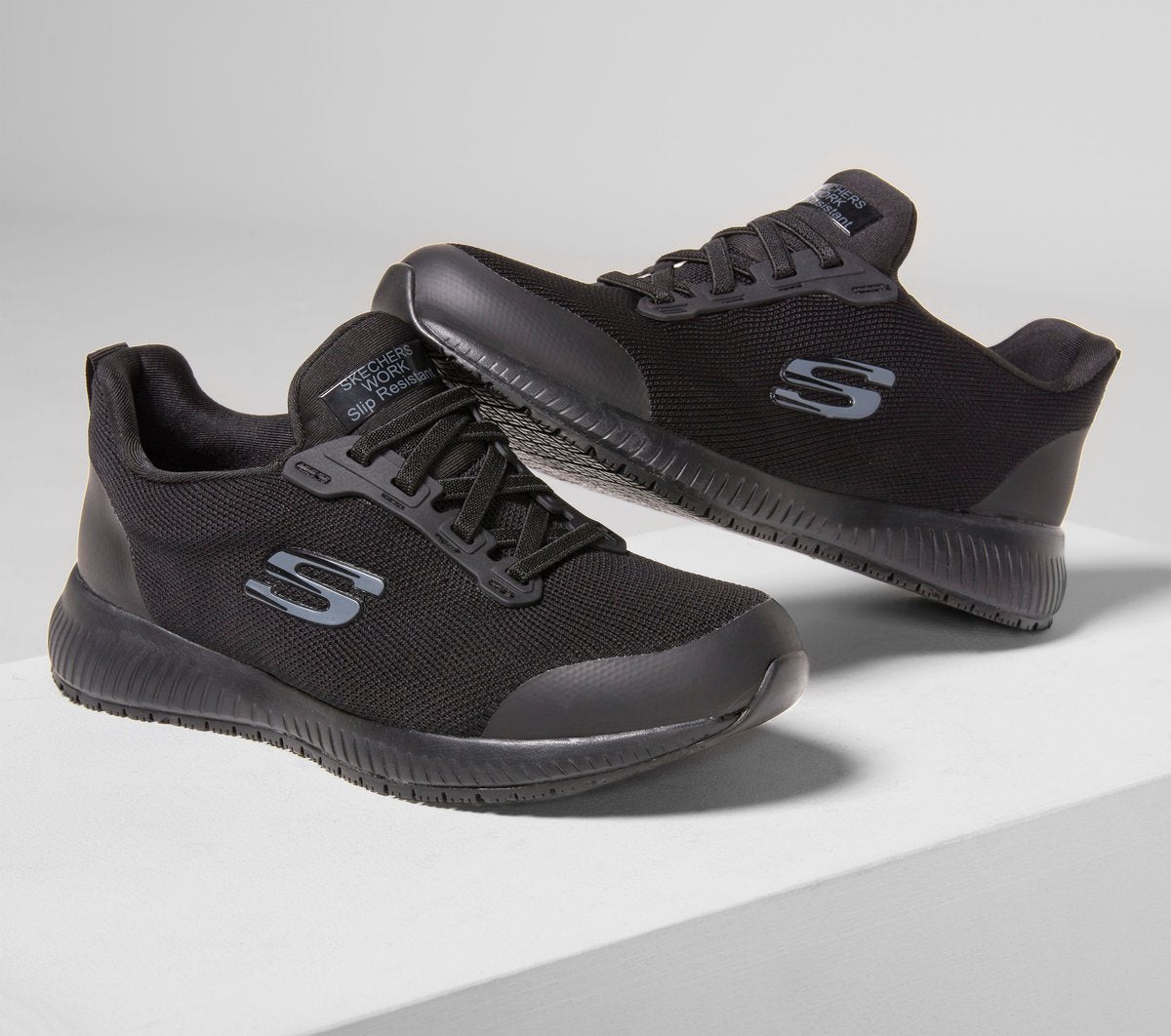 Work Slip-Resistant Relaxed Fit: Squad | Skechers on sale