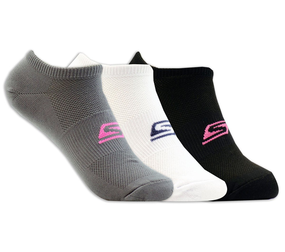 3 Pack No Show Stretch Socks | Skechers sale