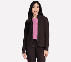 GO Luxe Rib Everyday Full Zip Jacket | Skechers for sale