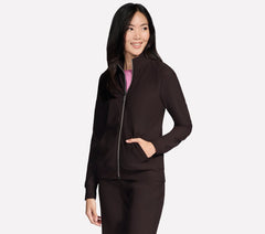 GO Luxe Rib Everyday Full Zip Jacket | Skechers for sale