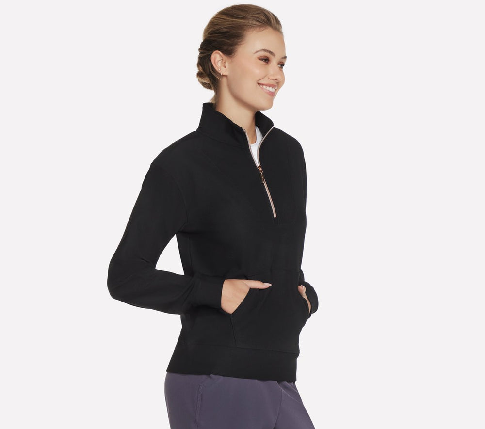 GO LUXE Rib 1/4 Zip | Skechers on sale