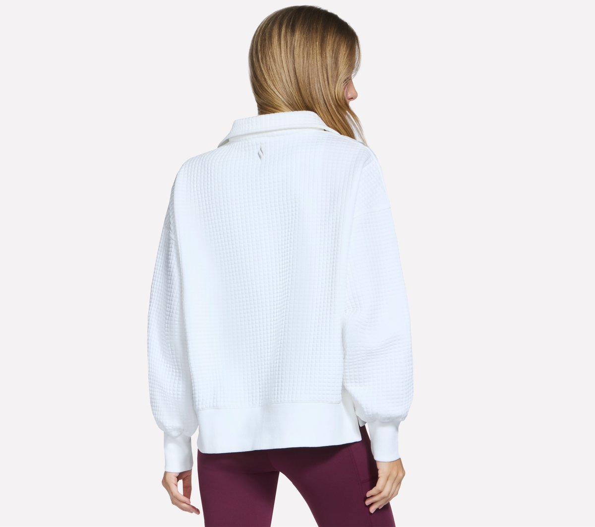 Downtown Cozy Fit Collared Long Sleeve | Skechers for sale