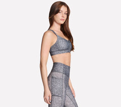 GO WALK Evolution Printed Zip Front Bra | Skechers sale