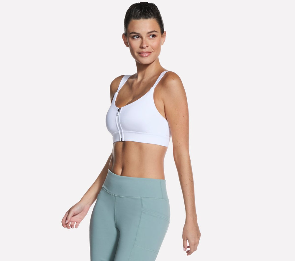 GO WALK Evolution Zip Front Bra | Skechers for sale