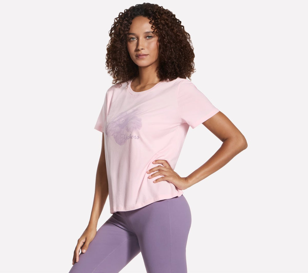 Hibiscus Short Sleeve Tee | Skechers discount