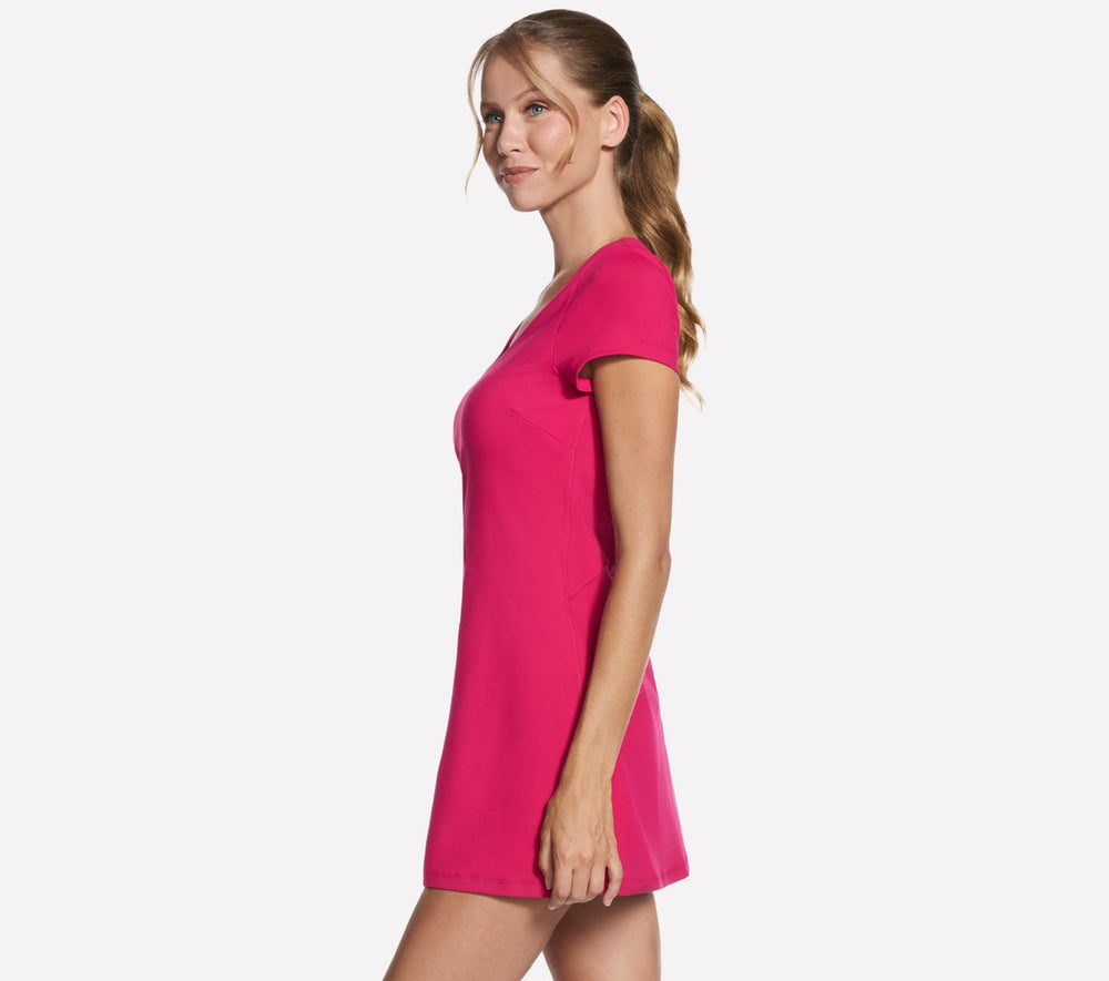 GO WALK Scoop Short Sleeve Dress | Skechers US