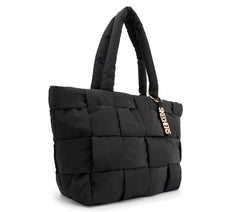 Quilted Checkered Shopper Bag | Skechers sale