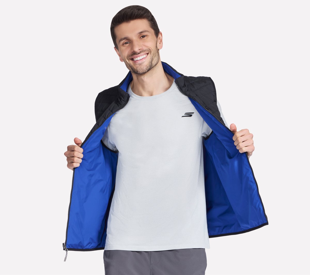 GO SHIELD Cozy Fit Altitude Reversible Vest | Skechers for sale
