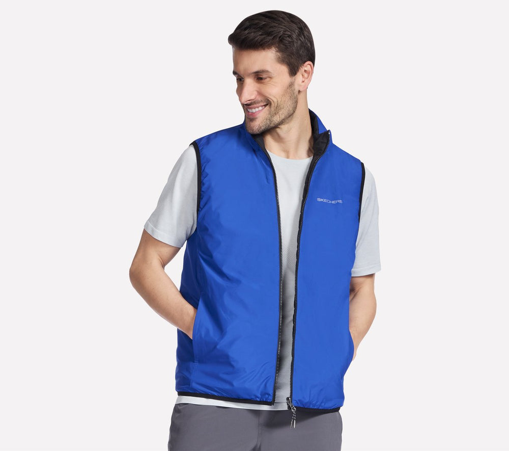 GO SHIELD Cozy Fit Altitude Reversible Vest | Skechers for sale