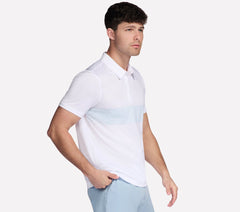 GO DRI Charge Palm Stripe Polo | Skechers outlet