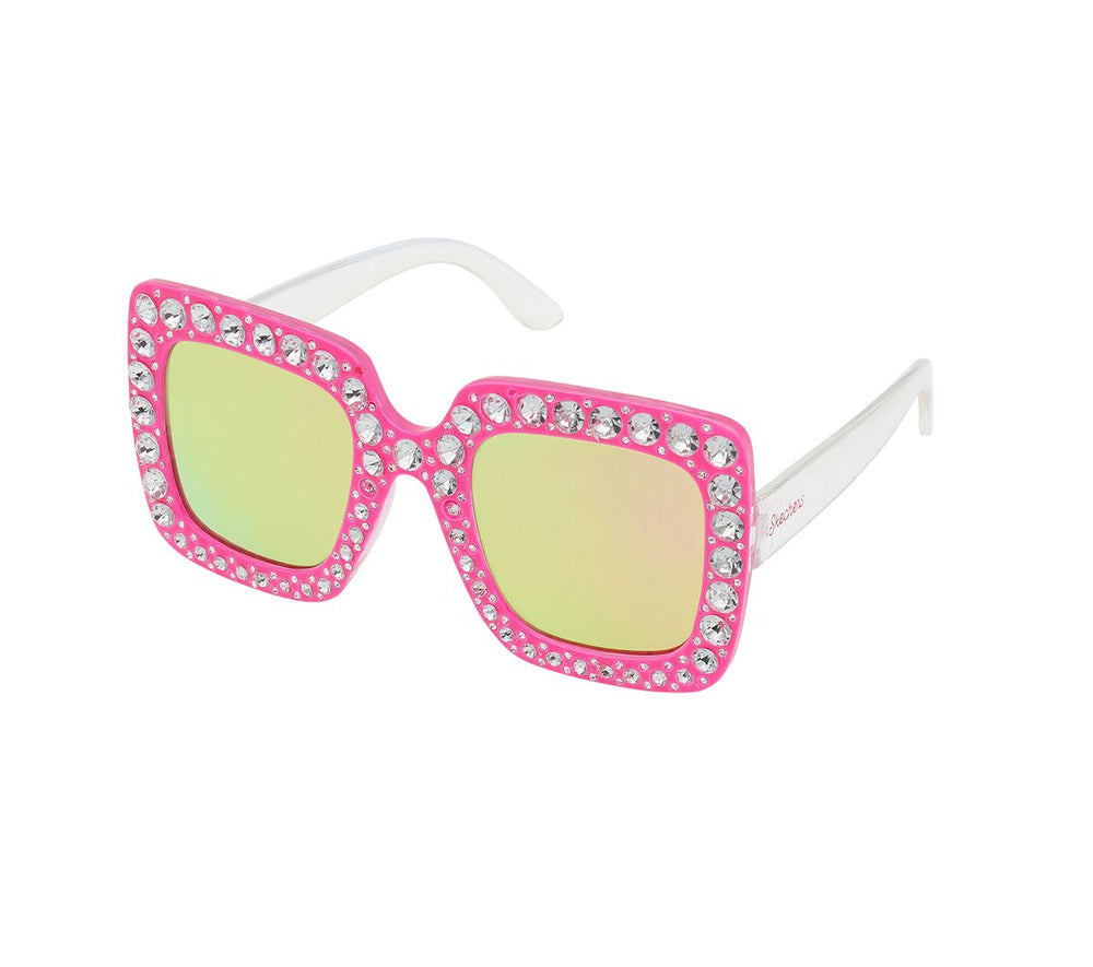 Square Rhinestone Sunglasses | Skechers discount