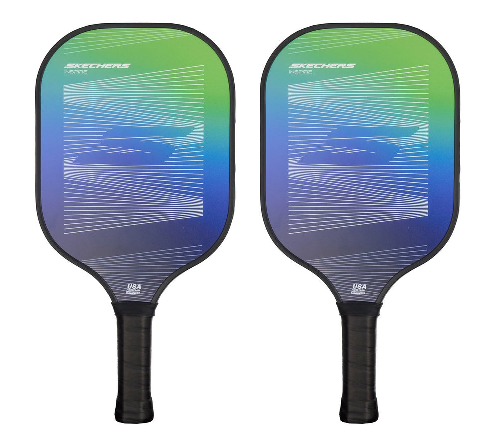 Pickleball Inspire 12mm Paddle - Blue Green | Skechers on sale